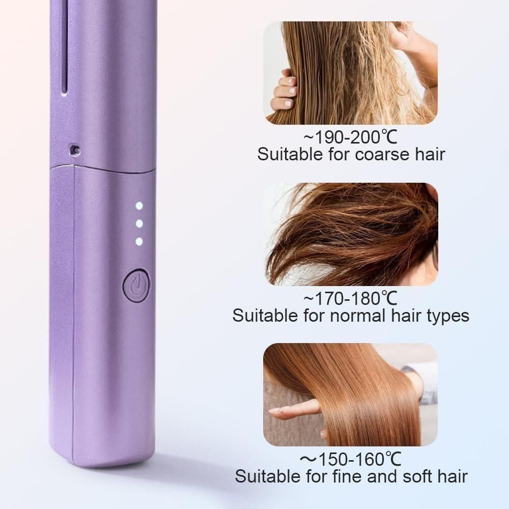 Portable & Rechargeable Mini Hair Straightener