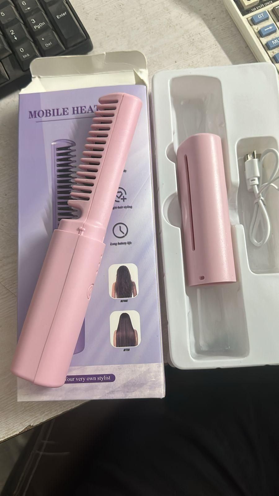 Portable & Rechargeable Mini Hair Straightener